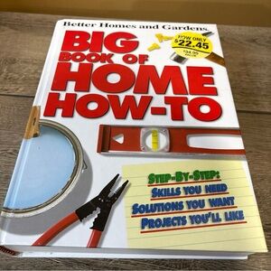 Book Rack Better Homes and Gardens: Big Book of Home How-to Hardcover,